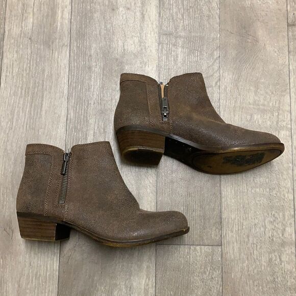 Womens Lucky Brand Basel Ankle Booties‎ - Picture 1 of 7